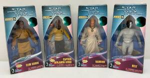 lot 158 image: 1998 STAR TREK Warp Factor Series 5 Misc. Action Figures (NIB)