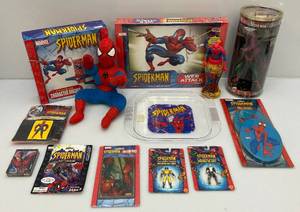 lot 168 image: Misc. SPIDER-MAN Action Figures And More (SOME NIB)