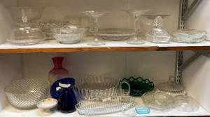 lot 227 image: Misc. Vintage Glassware Including Pairpoint & More