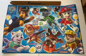 lot 241 image: Paw Patrol Fatheads (Used)