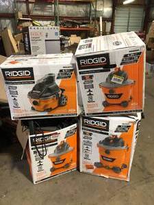 lot 1 image: Lot of Assorted WetDry Shop Vacs Various Models and Conditions Customer Returns See Pictures