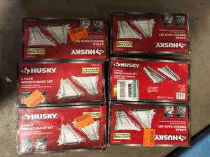 lot 2 image: Lot of Husky 16-Piece Wrench Rack (2-Pack)  Customer Returns See Pictures