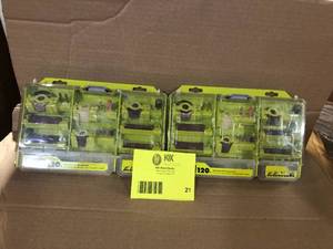 lot 21 image: Lot of RYOBI Rotary Tool 120-Piece All-Purpose Kit (For Wood, Metal and Plastic) Customer Returns See Pictures
