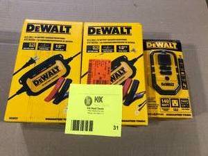 lot 31 image: Lot of Assorted Dewalt Portable Power Stations Various Models and Conditions  Customer Returns See Pictures