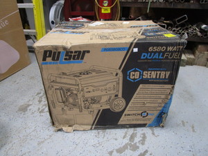 Pulsar 6580 Generator Dual Fuel GasPropane