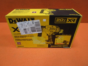 DeWalt 20v Crown Stapler, Battery, Charger, Bag