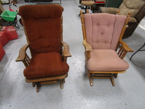lot 23 image: (2) Rocking Chairs