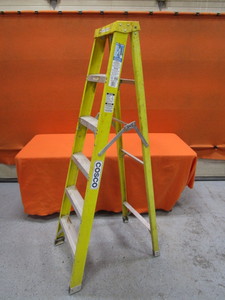 lot 40 image: 6 Fiberglass Step Ladder