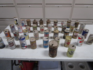 lot 79 image: Vintage Beer Cans