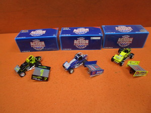 lot 98 image: (3) 124th Action Collectibles Sprint Cars