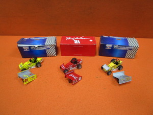 lot 100 image: (3) 124th Action Collectibles Sprint Cars