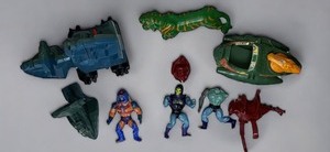 lot 81 image: Title Vintage Masters of the Universe Action Figures & Vehicles Lot - Read Description