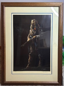 lot 87 image: Night Watch Limited Edition Print by Marian Anderson Schaefer - Signed - 26.5 x 36