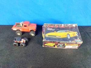 Monogram - Exotic Car Series - Ferrari Testarossa - 124th Model Kit,&nbsp Hot Wheels Monster Jam Bone Shaker, and 1955 Chevy Cameo Die Cast Truck