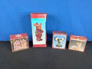 Christmas and Eagle Decor Eagle, Reindeer, Nativity, Etc. with Original Boxes