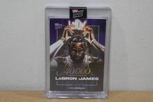 lot 12 image: 2024 Topps Now LeBron James #LJ-40K Basketball Card