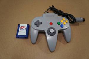lot 56 image: Nintendo 64 Controller with Memory Card
