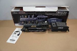 lot 59 image: Vintage Jim Beam Casey Jones Locomotive with Tender Decanter