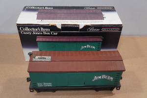 lot 61 image: Vintage Jim Beam Casey Jones Box Car Decanter