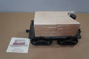 lot 63 image: Vintage Jim Beam Lumber Car Decanter