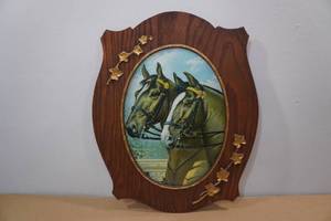 lot 71 image: Antique Framed Horse Picture