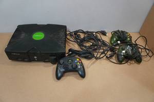 lot 76 image: Microsoft XBOX Gaming Console with 3 Controllers