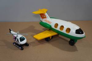 lot 106 image: Vintage Fisher-Price Airplane with Helicopter