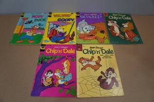 lot 119 image: Walt Disney Comic Books - Moby Duck, Goofy, Scamp, Chip n Dale