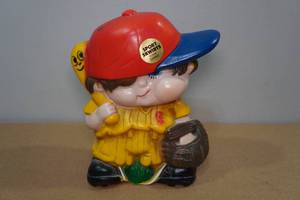 lot 134 image: Vintage Skwirts Jimmy Blooper Baseball Coin Bank