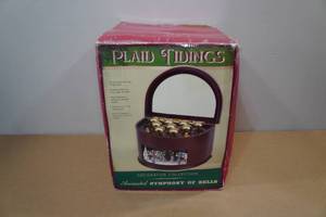 lot 149 image: Plaid Tidings Animated Symphony of Bells