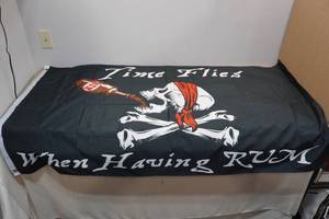lot 175 image: Time Flies When Having Rum Flag