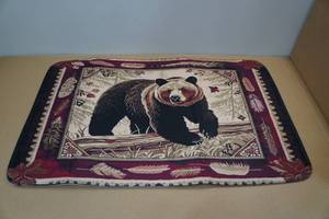 lot 201 image: Padded Bear Themed Rug 32x20
