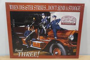 lot 209 image: Metal 3 Stooges Sign
