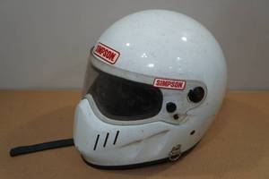 lot 244 image: Simpson Racing Helmet 7-18