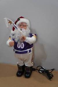 lot 253 image: 1999 Minnesota Vikings Animated Santa