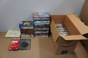 lot 277 image: Assorted DVDs -Harry Potter, Bruce Almighty, Knocked Up