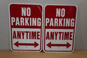 lot 294 image: 2 No Parking Signs