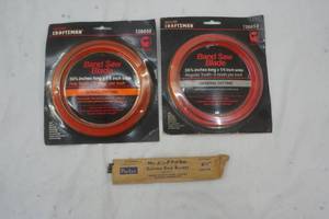 lot 25 image: coping saw blades and band saw blades
