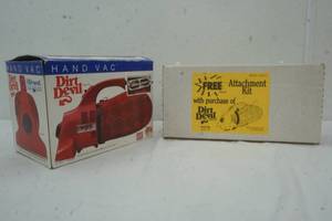 lot 67 image: Dirt Devil hand vac with attachment kit