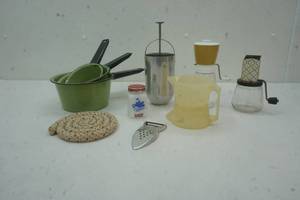 lot 85 image: vintage kitchen utensils