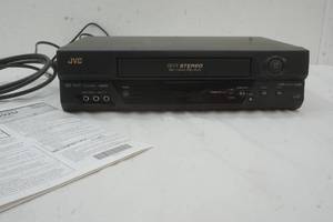 lot 114 image: JVC VCR Includes Remote and Instructions
