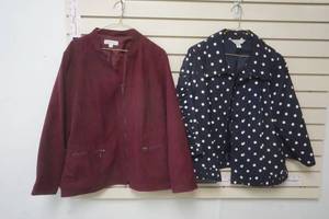 lot 216 image: C. J. Banks Womens Jackets size X and 1X