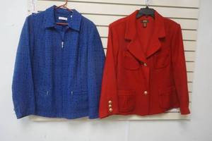 lot 227 image: Coldwater Creek size 18 Victor Size 20 womens jackets