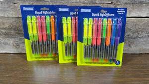 lot 27 image: Lot of 3 OfficeHub Liquid Highlighters (8 ct)