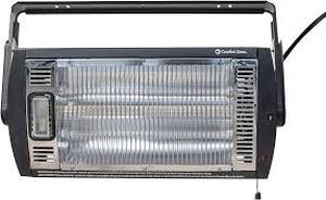 lot 28 image: Comfort Zone 1,500-Watt Electric Infrared Ceiling Mount Quartz Portable Heater