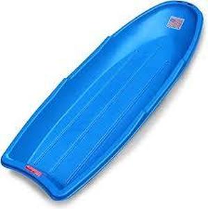 lot 136 image: Set of 2 Flexible Flyer LightningSnow Sled-Blue