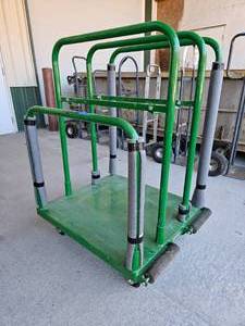 lot 128 image: Uline Industrial Panel Cart  Durable and Easy-to-Use, Good Condition