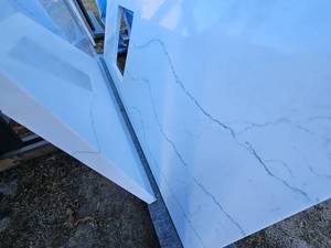 lot 117 image: Brand Name Quartz Countertops & Backsplash in Ella  New, Never Installed