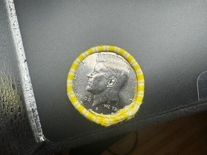2023 D FULL, UNOPENED FED ROLL OF KENNEDY HALVES 60TH ANNIVERSARY OF JFK ASSASSINATION (20 Coins)