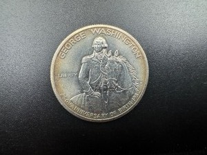 1982 TONED WASHINGTON 250TH ANNIVERSARY HALF DOLLAR, BEAUTIFUL COIN